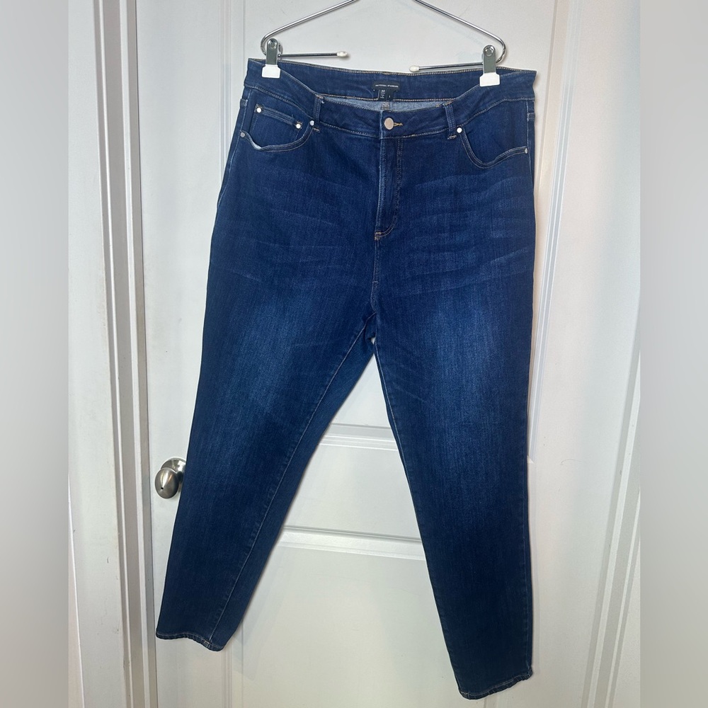 Universal Standard Hi-Rise Dark Wash Jeans, Size 22